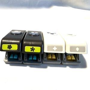 PAPER PUNCHES set of 4 small punches
